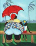 Caribbean Art - Janice Sylvia Brock - Cricket