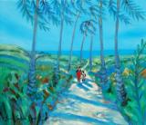 Caribbean Art - Janice Sylvia Brock - Road to the Ocean