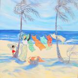 Caribbean Art - Janice Sylvia Brock - Silk Wraps