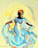 Caribbean Art - Janice Sylvia Brock - Yellow Moon